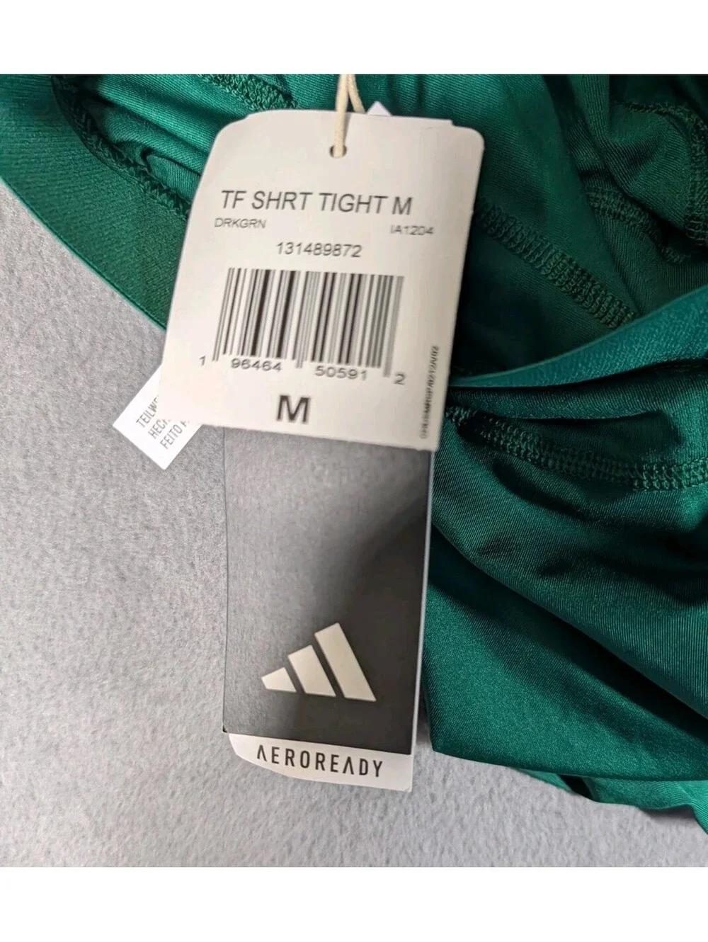 Adidas Mens Medium Green Compression Shorts Aeroready Tight Training NWT Gym Run